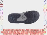 Mens Reef Fanning Grey Vintage Blue Flip flops Sandals SIZE 9