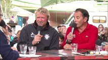 Le Café de la Marine du Télégramme avec Yann Eliès, Alain Gautier et Gilbert Dréan