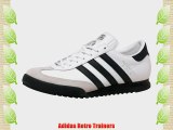 Adidas Original Beckenbauer Allround- UK 11 - White with Black Stripes Trainers