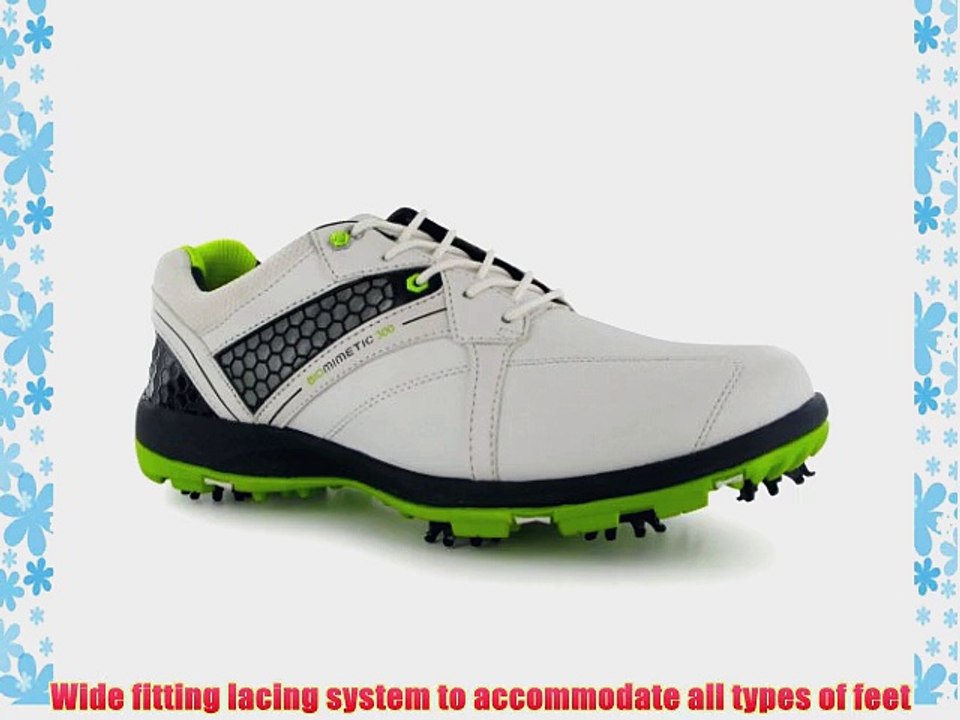 Dunlop Biomimetic 300 Mens Golf Shoes[9.5White/Green] - video Dailymotion