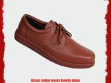 Henselite Victory Tan Lace Up Mens Bowling Shoes