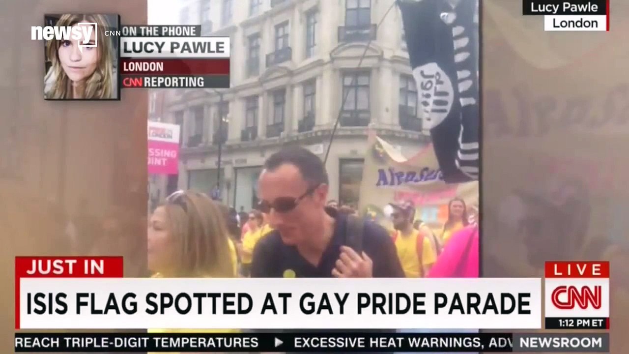CNN Quiet After Falsely Reporting ISIS Flag At Pride Parade - Newsy-JuVT3cblif4
