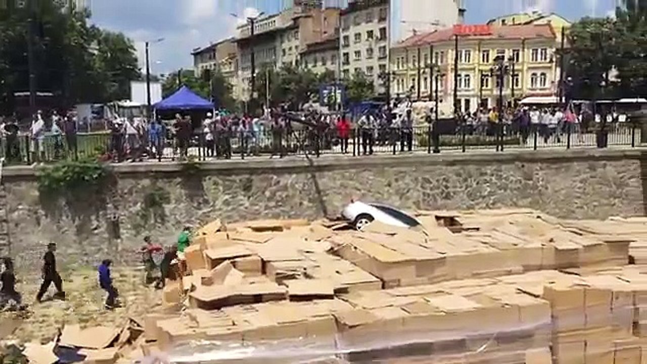 Video shooting action scenes for #Dilwale the film in #Bulgaria on Bridge