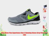 Nike Mens Flex Experience Run 3 Running Shoes Grey/Volt UK 11 (46)
