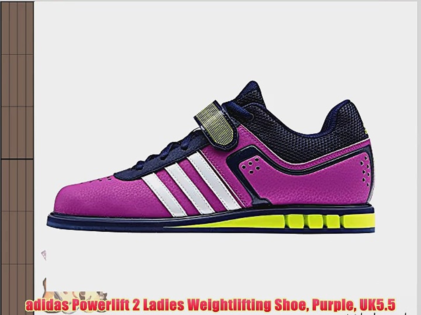 adidas Powerlift 2 Ladies Weightlifting Shoe Purple UK5.5 - video  Dailymotion
