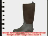 Mountain Warehouse Marsh Muck Mens Rubber Waterproof Wellington Wellies Fishing Boot Long Khaki