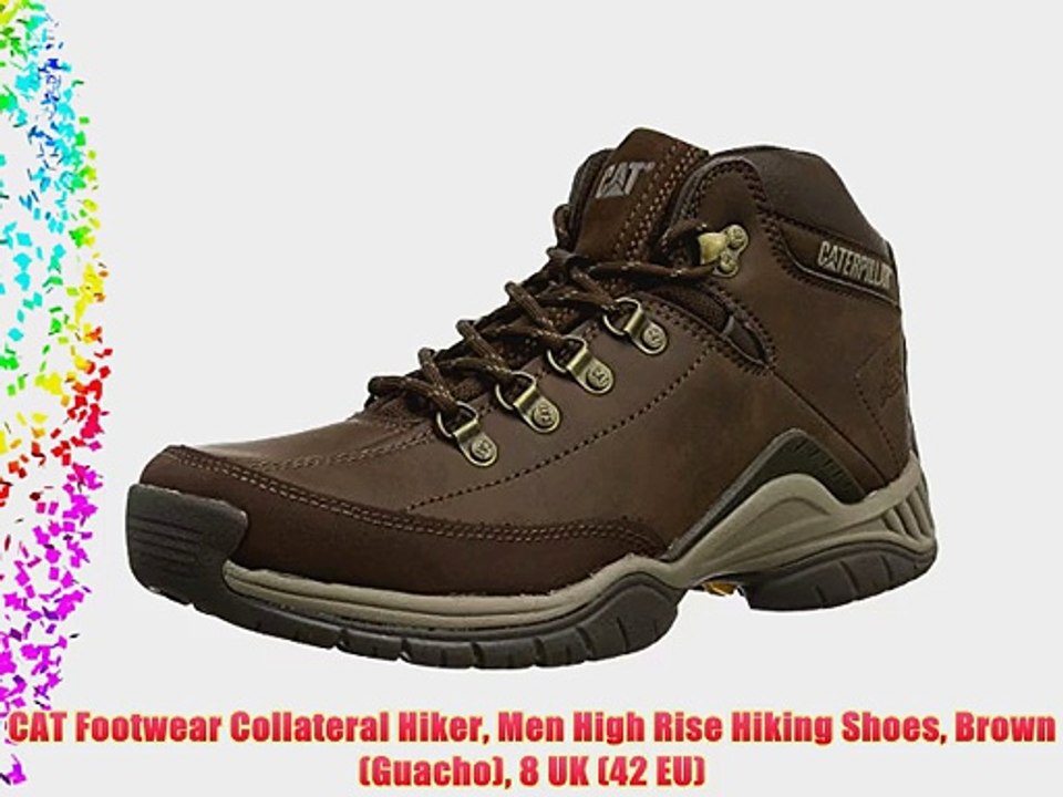 CAT Footwear Collateral Hiker Men High Rise Hiking Shoes Brown (Guacho) 8 UK (42 EU)