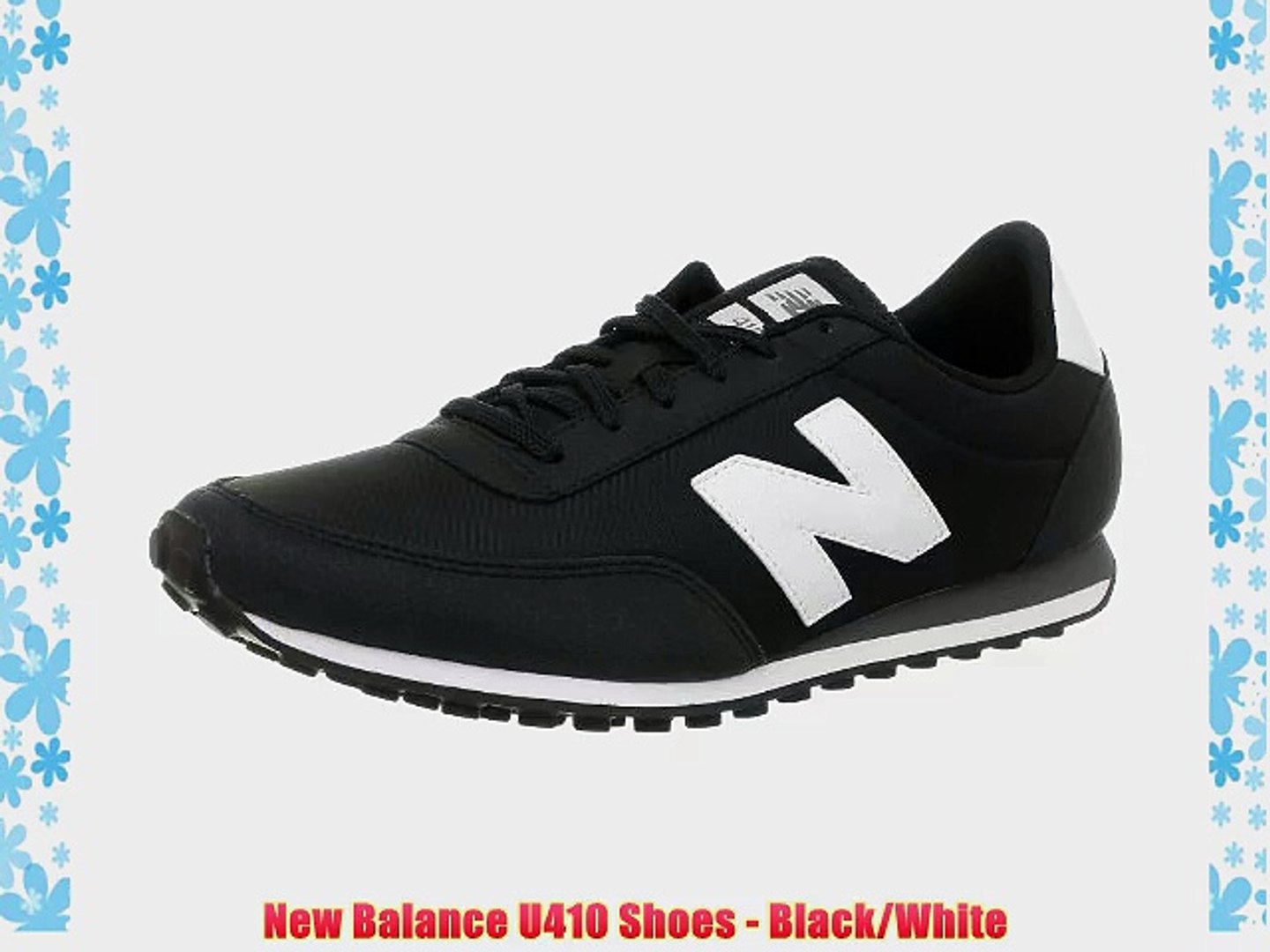 new balance u410 black white