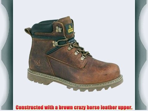 Amblers Steel FS162 Safety Boot / Mens Boots (9 UK) (Brown)