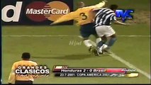 Honduras 2 Brasil 0 (Grandes Clasicos de la H - Copa America 2001)