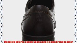 Mephisto Oxfords Casual Shoes Janeiro dark brown Leather Softfootbed Exchangeable footbed Width:
