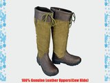 COUNTRY RIDING BOOTS WATERPROOF LEATHER SUEDE CLASSIC STYLE STABLE YARD WALKING RIVER TRAIL