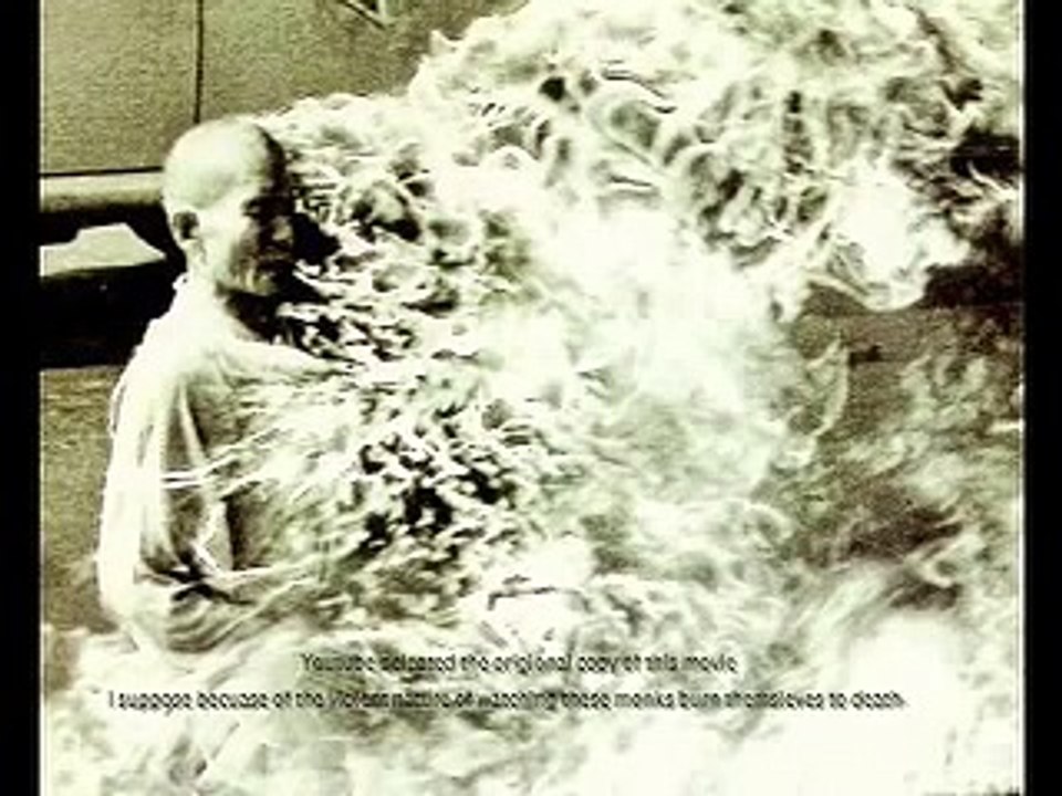 Buddhist Monk Self Immolation - Fire - Call Me Anadarko