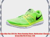 Nike Nike Flex 2014 Rn Mens Running Shoes Multicolour (Electric Green/Blk/Vlt/Cl Gry) 9 UK