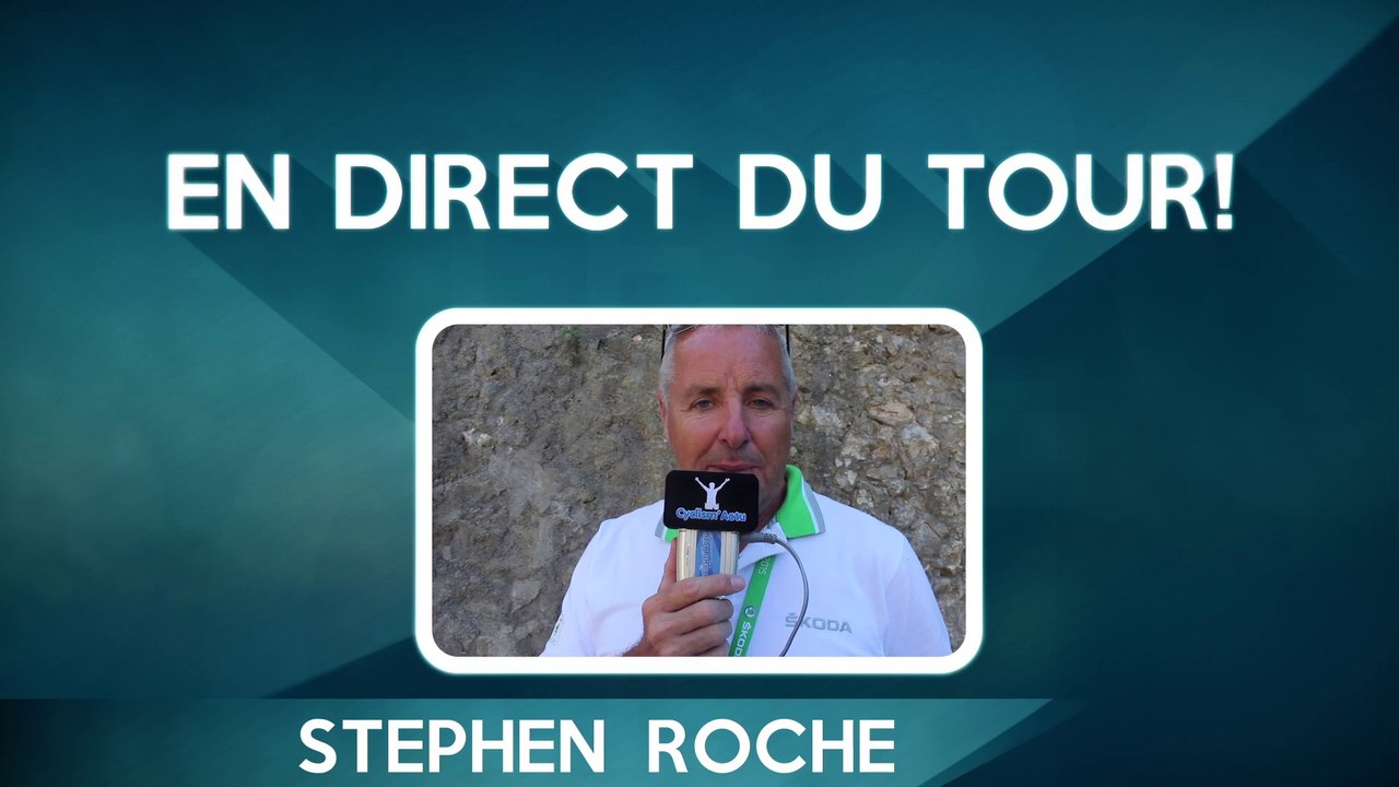 Tour de France 2015 - Stephen Roche : "C'est Tony Martin qui provoque la chute"