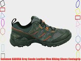 Salomon KARURA Grey Suede Leather Men Hiking Shoes Contagrip