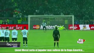 Messi es eliminado del Premio al mejor jugador de la Copa America por perder la Final ante chile
