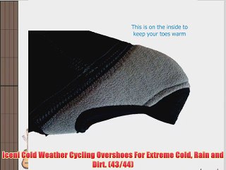 Iceni Cold Weather Cycling Overshoes For Extreme Cold Rain and Dirt. (43/44)