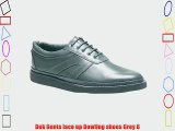 Dek Gents lace up Bowling shoes Grey 8