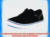 Crocs Mens Preston Golf Shoes (Black/Blue) Mens Black/Blue 9 Reg Mens Black/Blue 9 Reg