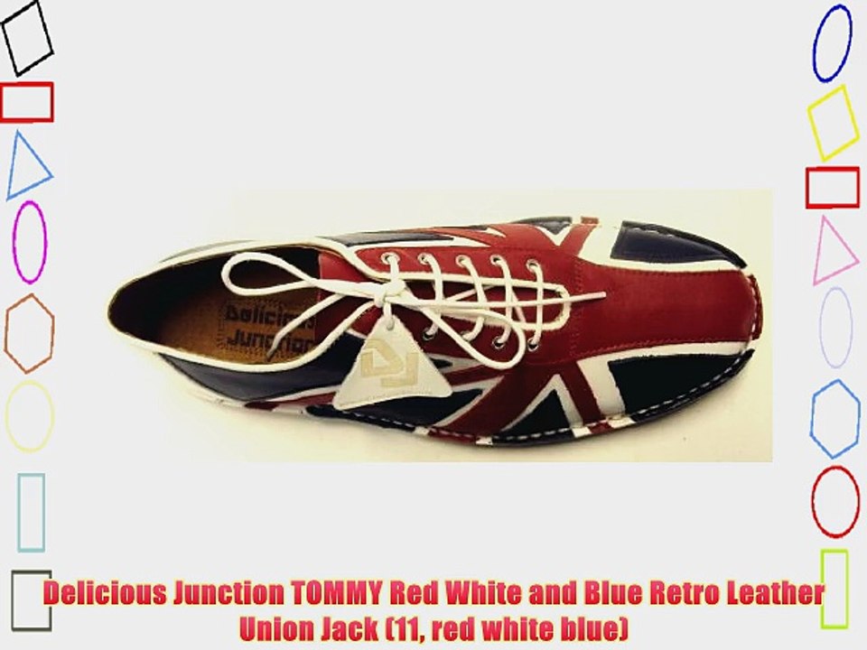 Delicious Junction TOMMY Red White and Blue Retro Leather Union Jack (11 red white blue)