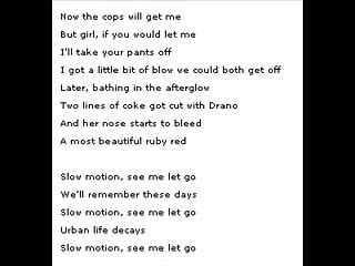 Third Eye Blind - Slow Motion - with lyrics