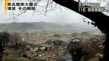 迫りくる津波の恐怖　宮城・南三陸町　earthquake and Tsunami March 11, 2011 Japan