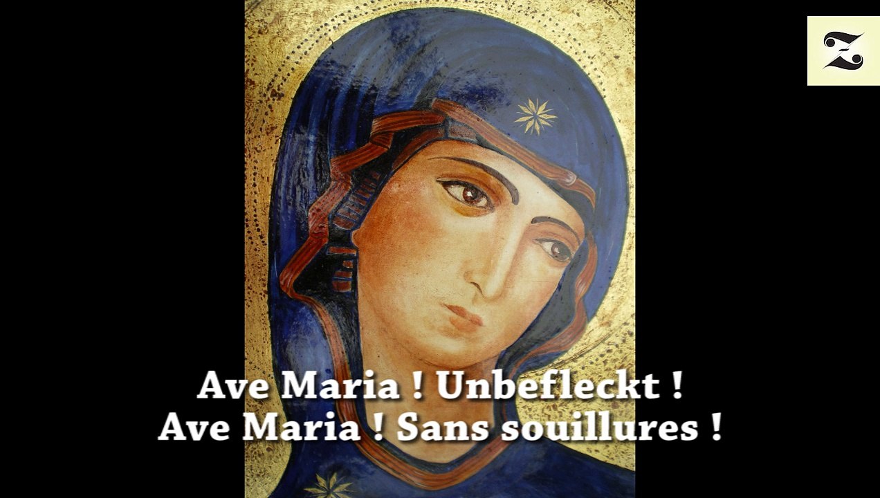 AVE MARIA - Schubert - Lyrics + french subtitles - Paroles + sous-titres en français