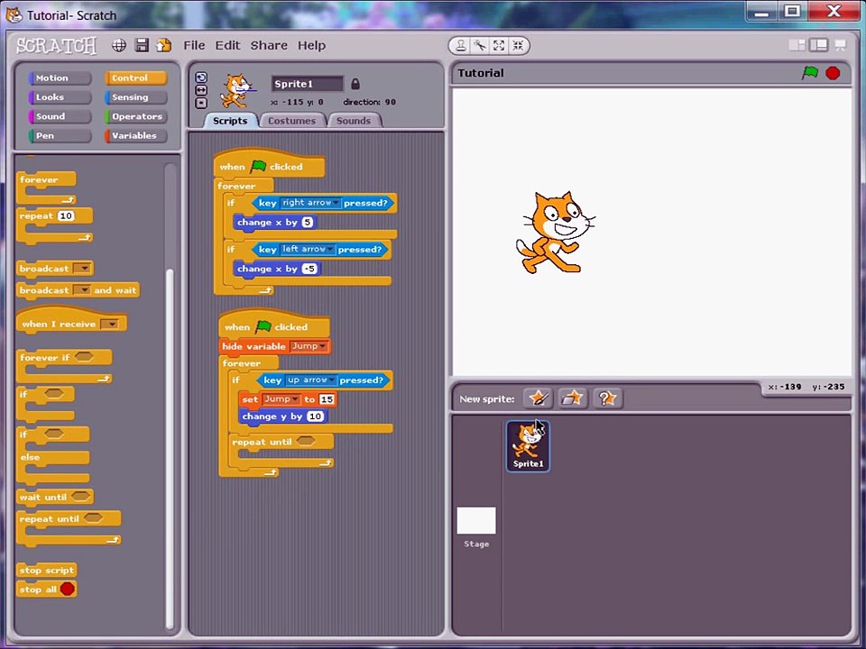 Scratch Tutorial- How to Jump