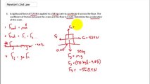 NET FORCE PRACTICE PROBLEMS - Newton's 2nd Law Problem & F = ma