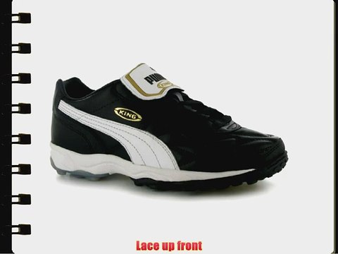 Puma King Allround Mens Astro Turf Trainers Black/Whi/Gold 9 UK UK