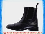 Toggi Augusta Zip-up Leather Jodhpur Boot In Black Size: 9