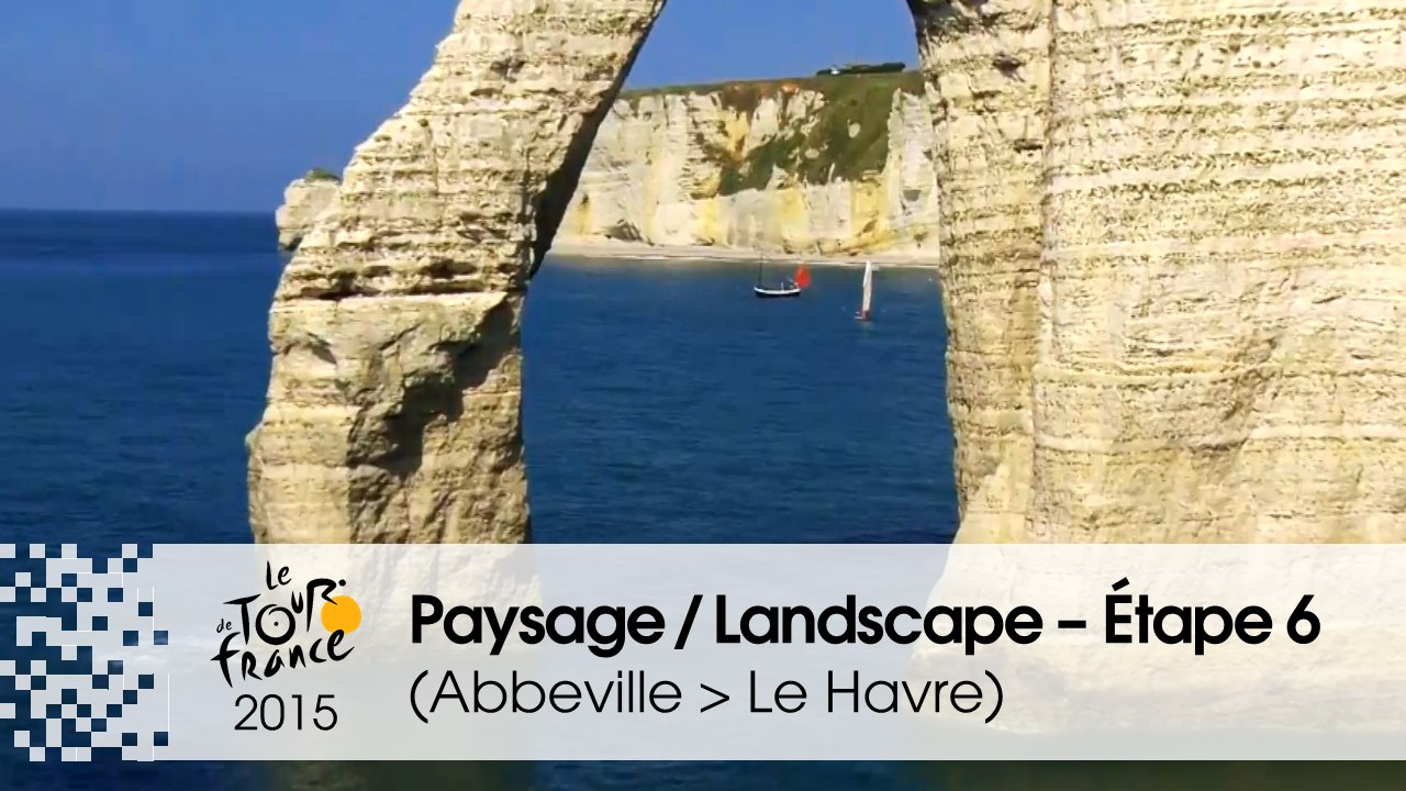Paysage du jour / Landscape of the day - Étape 6 (Abbeville > Le Havre) - Tour de France 2015
