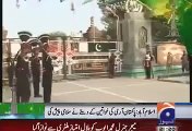 Wagah Border Crossing Flag Ceremony 23th March Pakistan Day