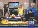 ABC's News Channel 8, Janine Driver Romantic Body Language on Lets Talk Live