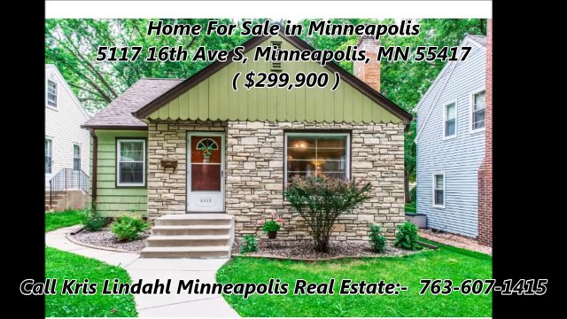 Kris Lindahl Minneapolis Real Estate For Sale : 5117 16th Ave S, Minneapolis, MN 55417