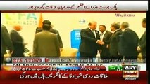 PM Sharif meets Indian PM Modi