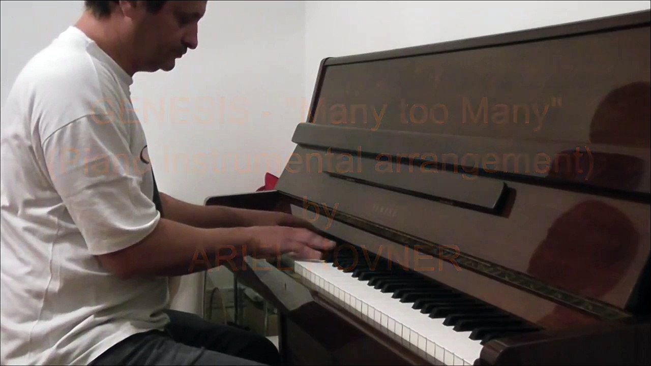 GENESIS - "Many too Many" (Piano Instrumental arrangement) by ARIEL ROVNER