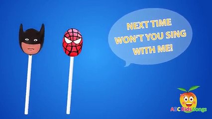 ABC Song for Kids | Batman and Spiderman Cake Pops ABC for Baby | ABC Songs for Children