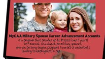 MyCAA Military Spouse Education Benefits