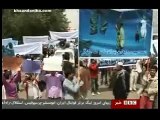 آتش زدن عکسهای خامنه ای و احمدی نژاد در کابل