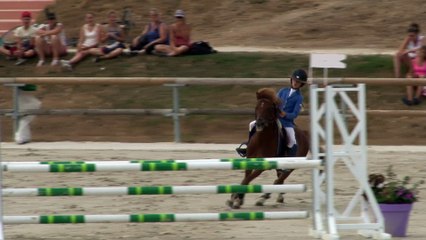 Ultrachic d'Azur et Annaëlle Cesbron Championnat de France 2015 Poney 1B