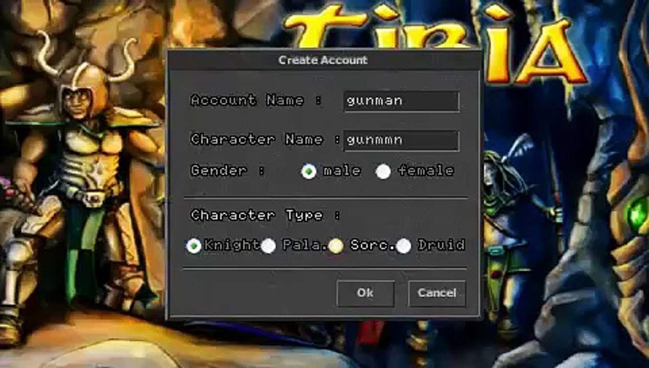 Tibia PSP Homebrew game