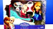 FROZEN Transforming Snow Sleigh Princess Anna and Olaf Play Doh Disney Toys Review by DCTC