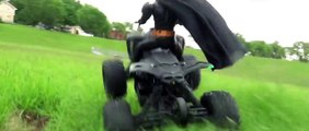 HPI Savage Flux | Custom Batman ATV - Action Test Run