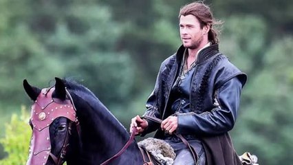 Chris Hemsworth Films 'The Huntsman'