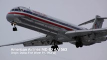 American Airlines MD-83 Landing @ Tulsa International Airport