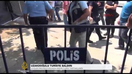 Uzakdoğulu turiste saldırı