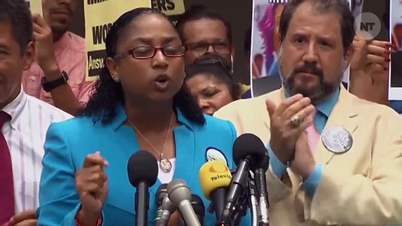 Activists Rally Outside Forthcoming Trump Hotel In Washington