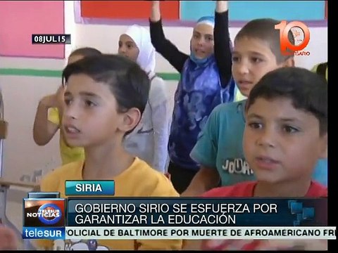 Niños sirios afectados psicológicamente por conflicto armado